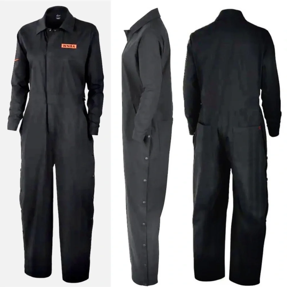 Nike WNBA Coverall Black Jumpsuit - Picture 3 of 9